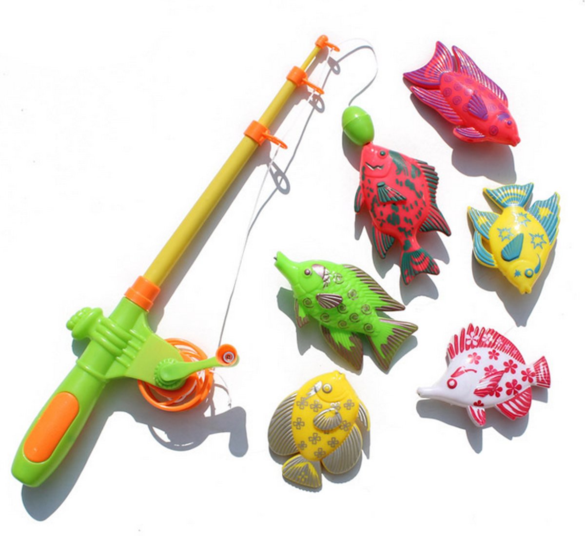 Leuke educatieve vis set | Fishing set | 7-delig | Kunststof